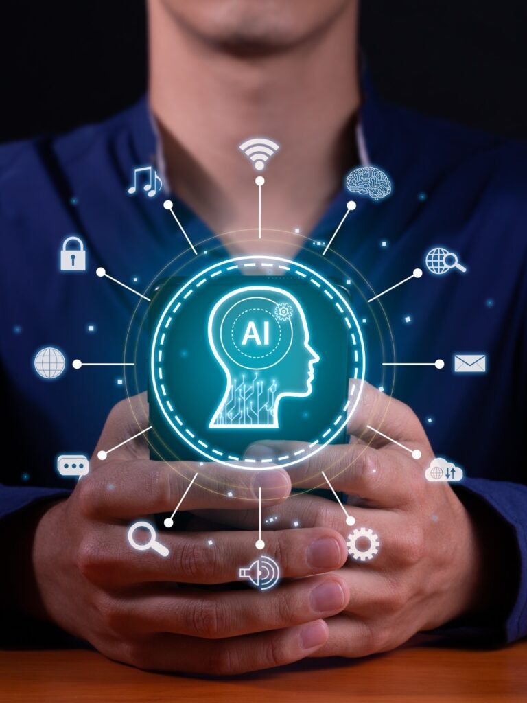 Chatbot WhatsApp per aziende: come funziona un agente AI di vendita 1 Chatbot WhatsApp per aziende: assistente AI su smartphone